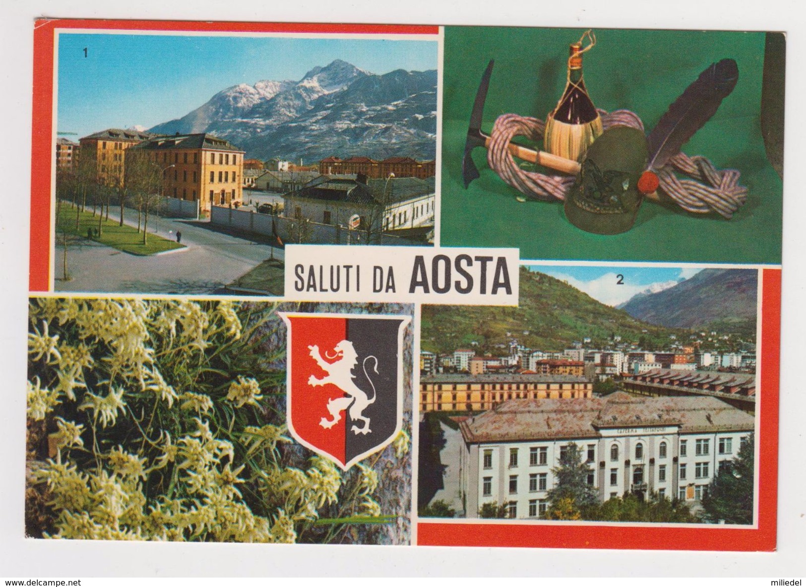 475 - ITALIE - AOSTA - Multivues - Saluti Da Aosta - Aosta