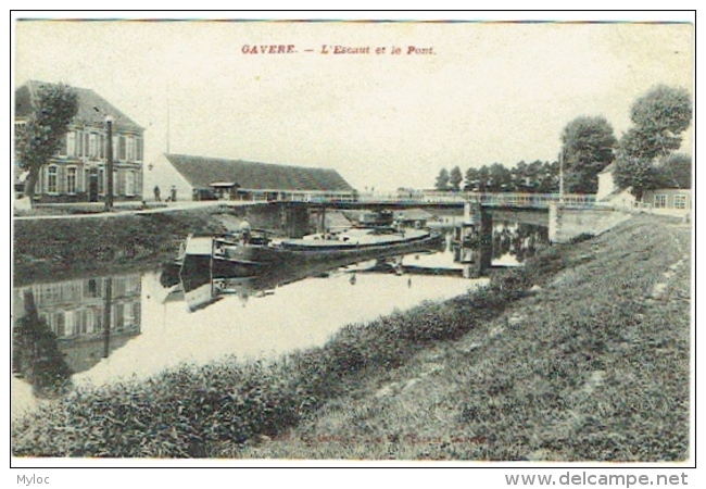 Gavere. L'Escaut Et Le Pont. Péniche. - Gavere