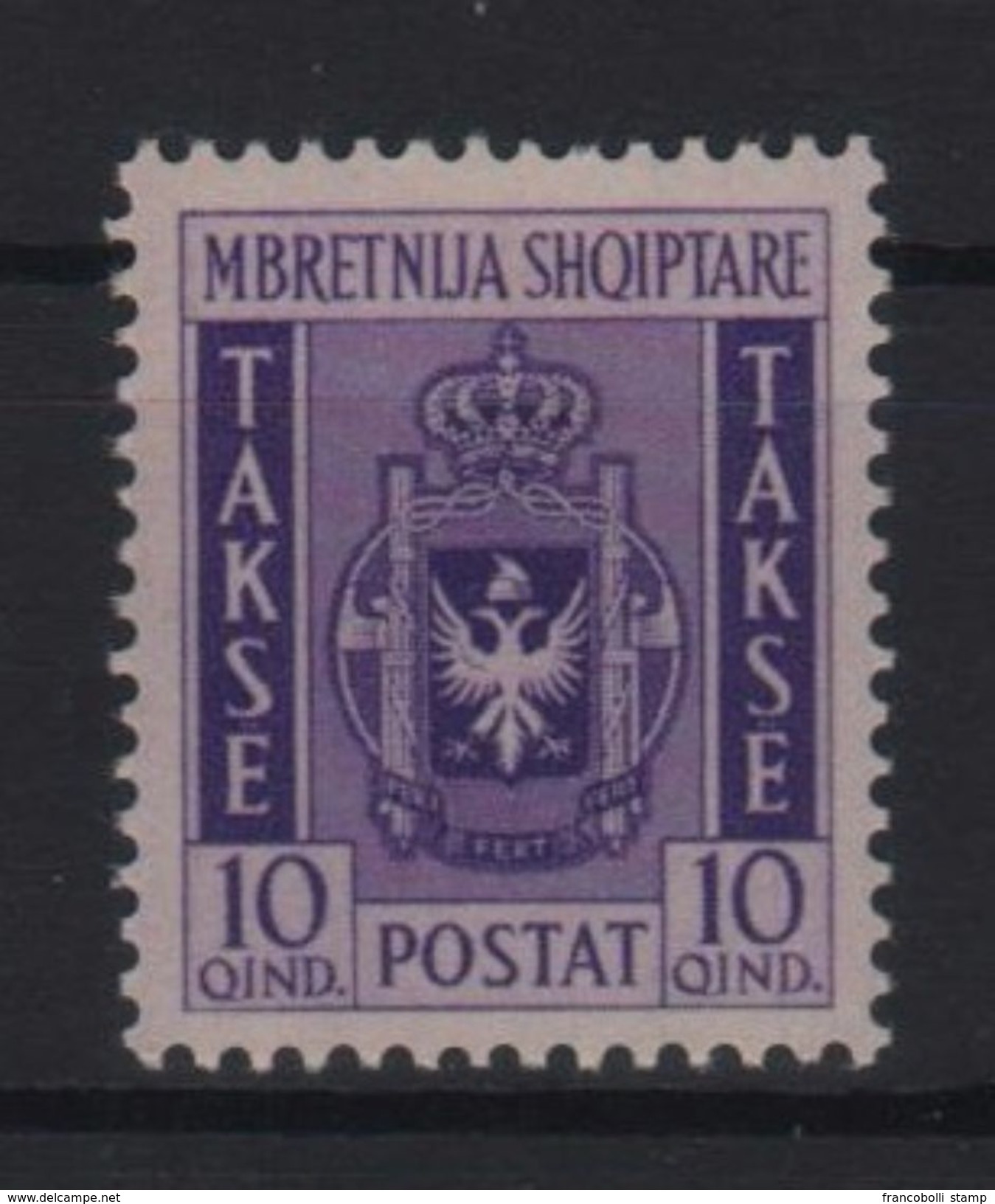 1940 Occupazione Albania Segnatasse 10 Q MNH - Albania