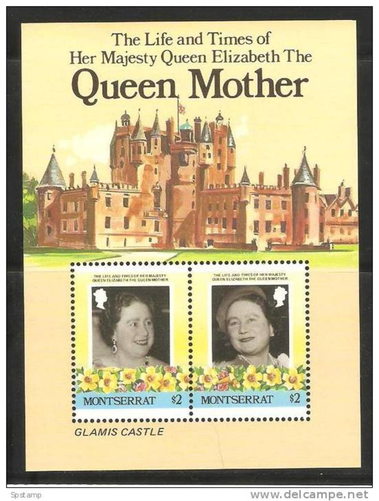 Montserrat 1985 Queen Mother Birthday Miniature Sheet MNH - Montserrat