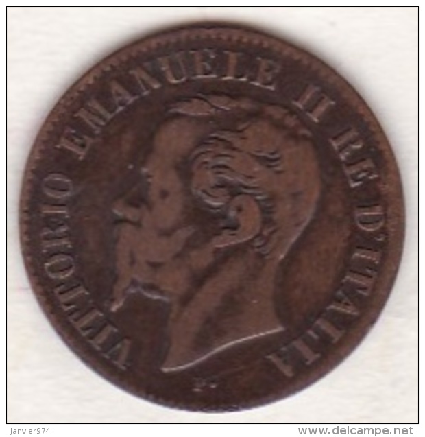 ITALIE. 2 CENTESIMI 1862 N (NAPOLI ) Grande N . 1,4 Mm  .VITTORIO EMANUELE II - 1861-1878 : Víctor Emmanuel II