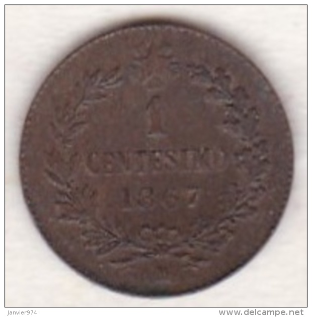 ITALIE. 1 CENTESIMO 1867 M (MILANO) .VITTORIO EMANUELE II - 1861-1878 : Victor Emmanuel II.