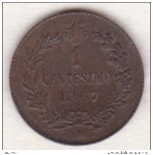 ITALIE. 1 CENTESIMO 1867 M (MILANO) .VITTORIO EMANUELE II - 1861-1878 : Victor Emmanuel II