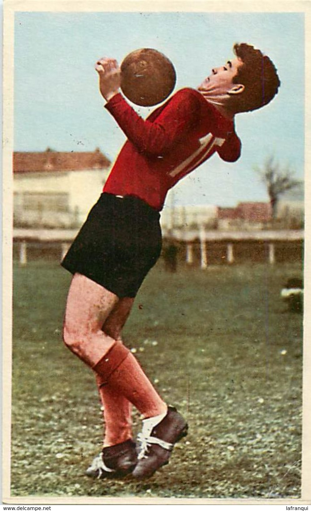 Ref 481- Sports - Football -footballeurs - Footballeur - Fontaine  - Carte Bon Etat  - - Calcio