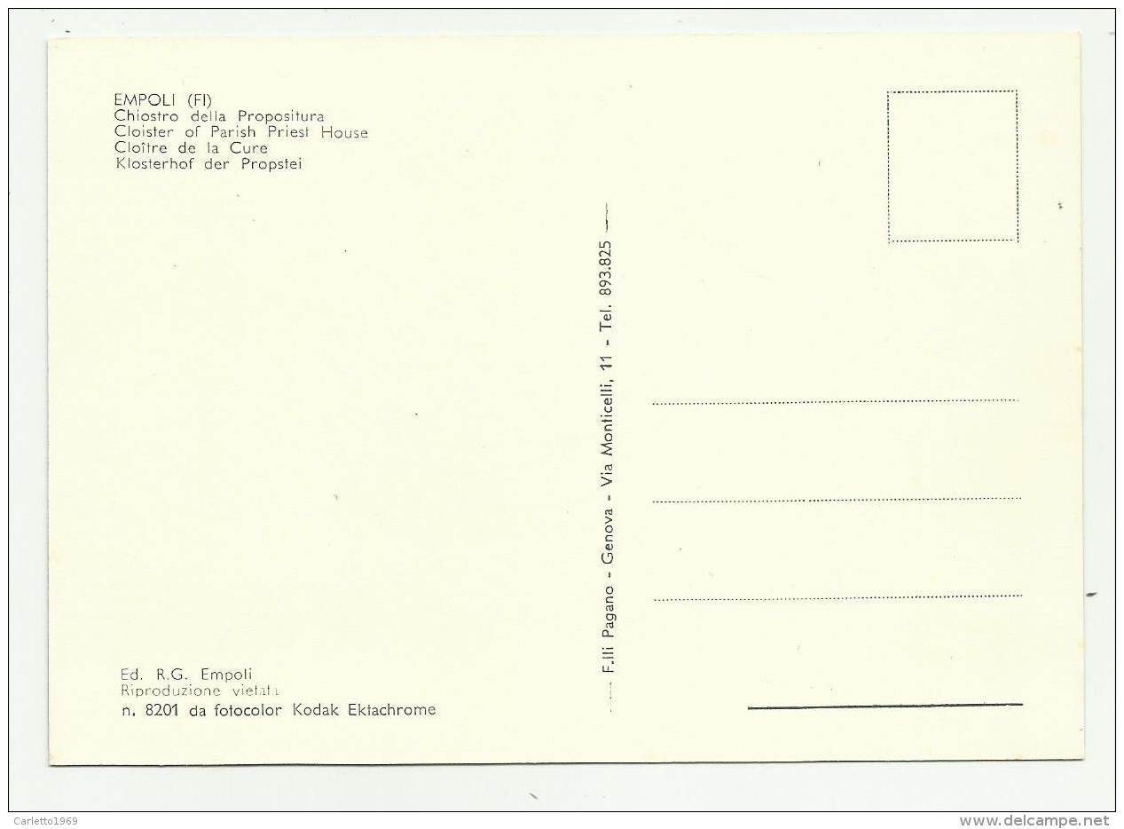 EMPOLI - CHIOSTRO DELLA PREPOSITURA NV FG - Empoli