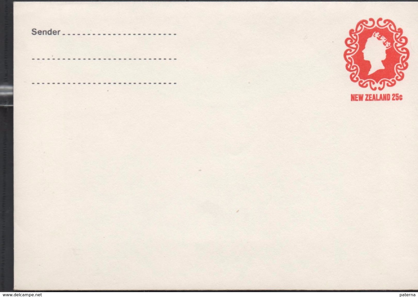 3168   Carta  Entero Postal ,new Zerland 25 C , Nueva Zelanda , - Entiers Postaux