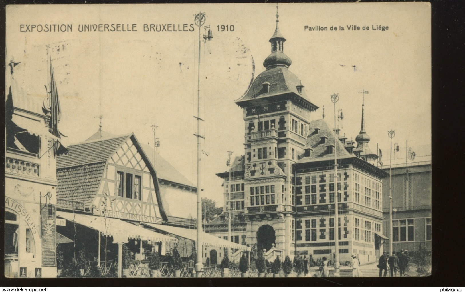 Pavillon De La Ville De Liège à L'expo De 1910 - Weltausstellungen