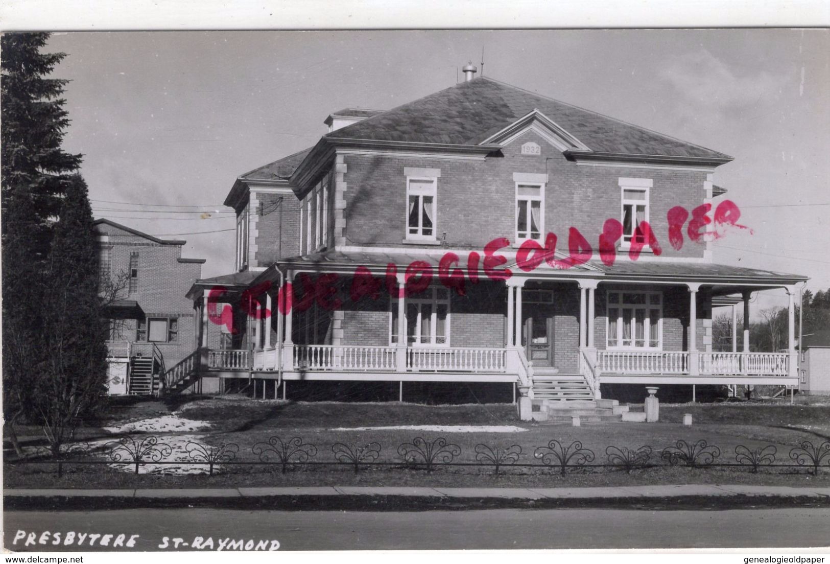 CANADA - PRESBYTERE SAINT RAYMOND -  RARE CARTE PHOTO - Ste. Anne De Beaupré