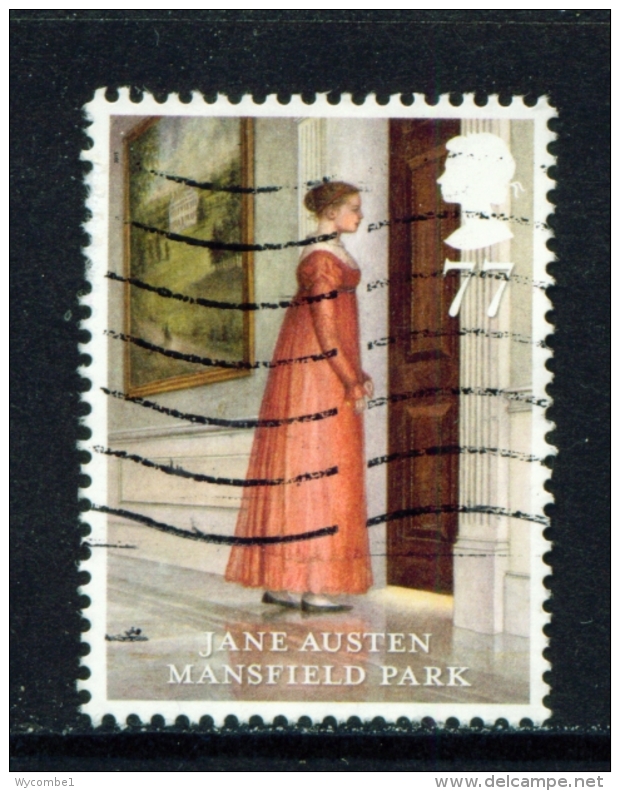 GREAT BRITAIN  -  2013  Jane Austen  77p  Used As Scan - Used Stamps