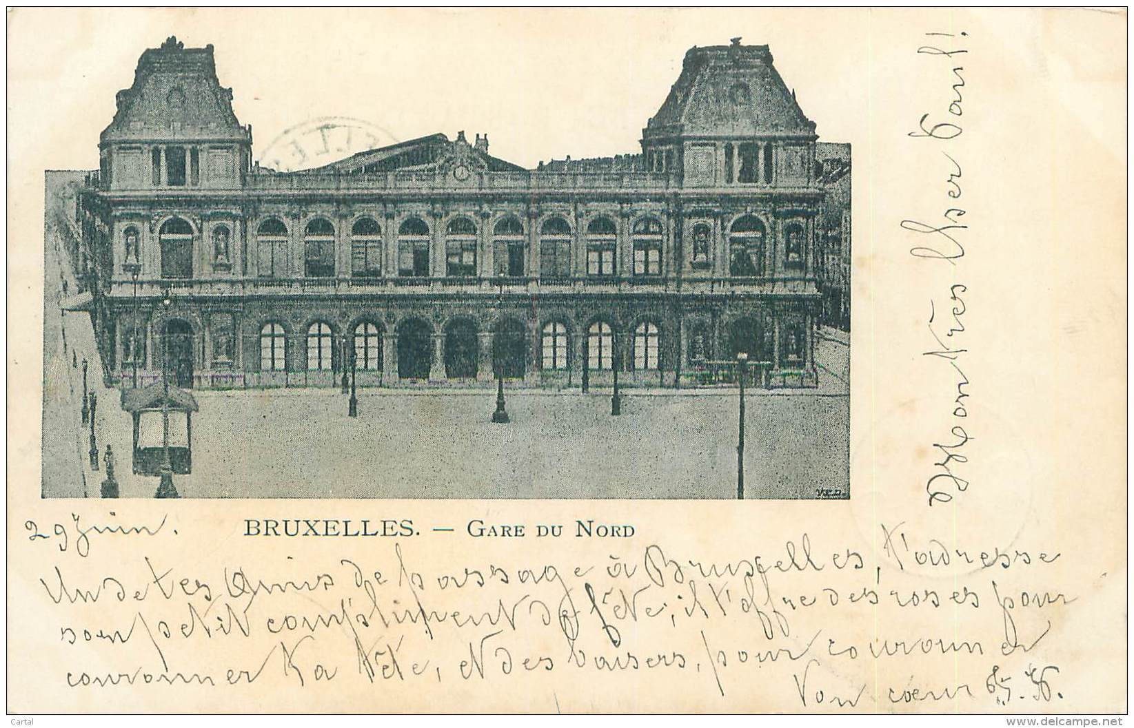 BRUXELLES - Gare Du Nord - Chemins De Fer, Gares