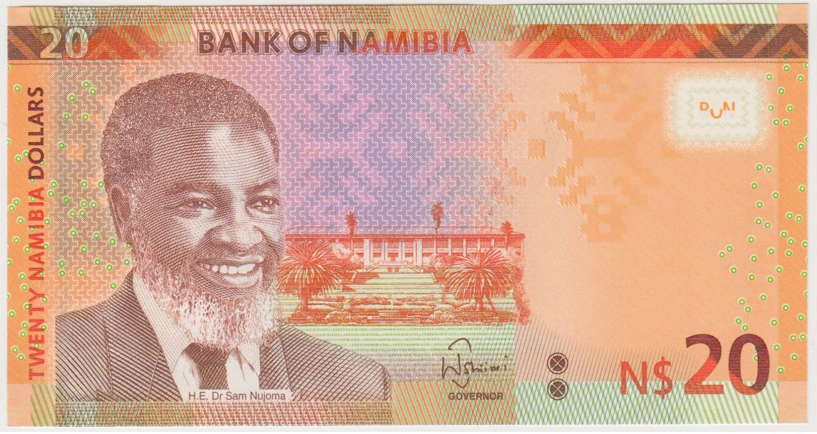 NAMIBIE 20 Dollars 2015 P17 UNC - Namibia