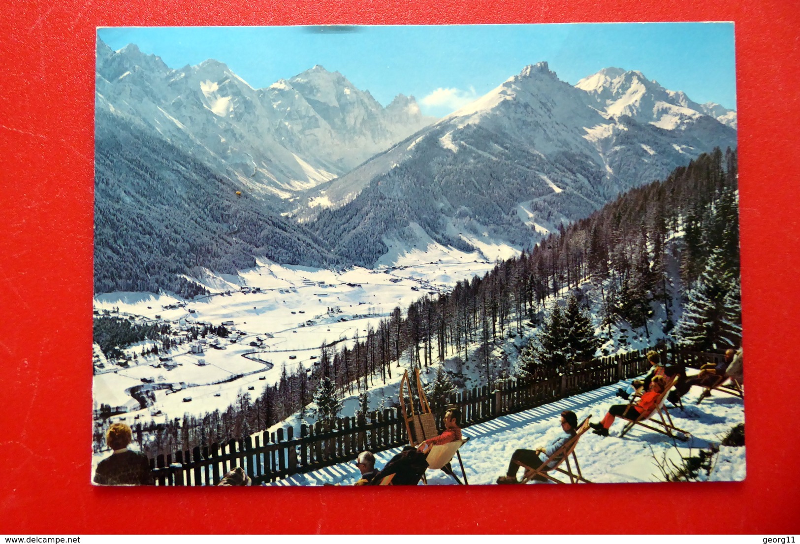 Winter Im Stubaital -  Tirol - 1985 - Österreich - Sonnenbaden Liegestühle - Neustift Im Stubaital