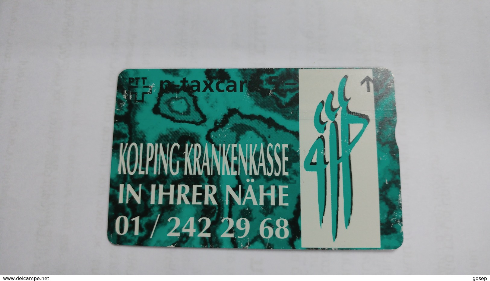 Switzerland-(kf159)-kolping Krankenkasse-(511l)-used Card+1card Prepiad Free - Schweiz