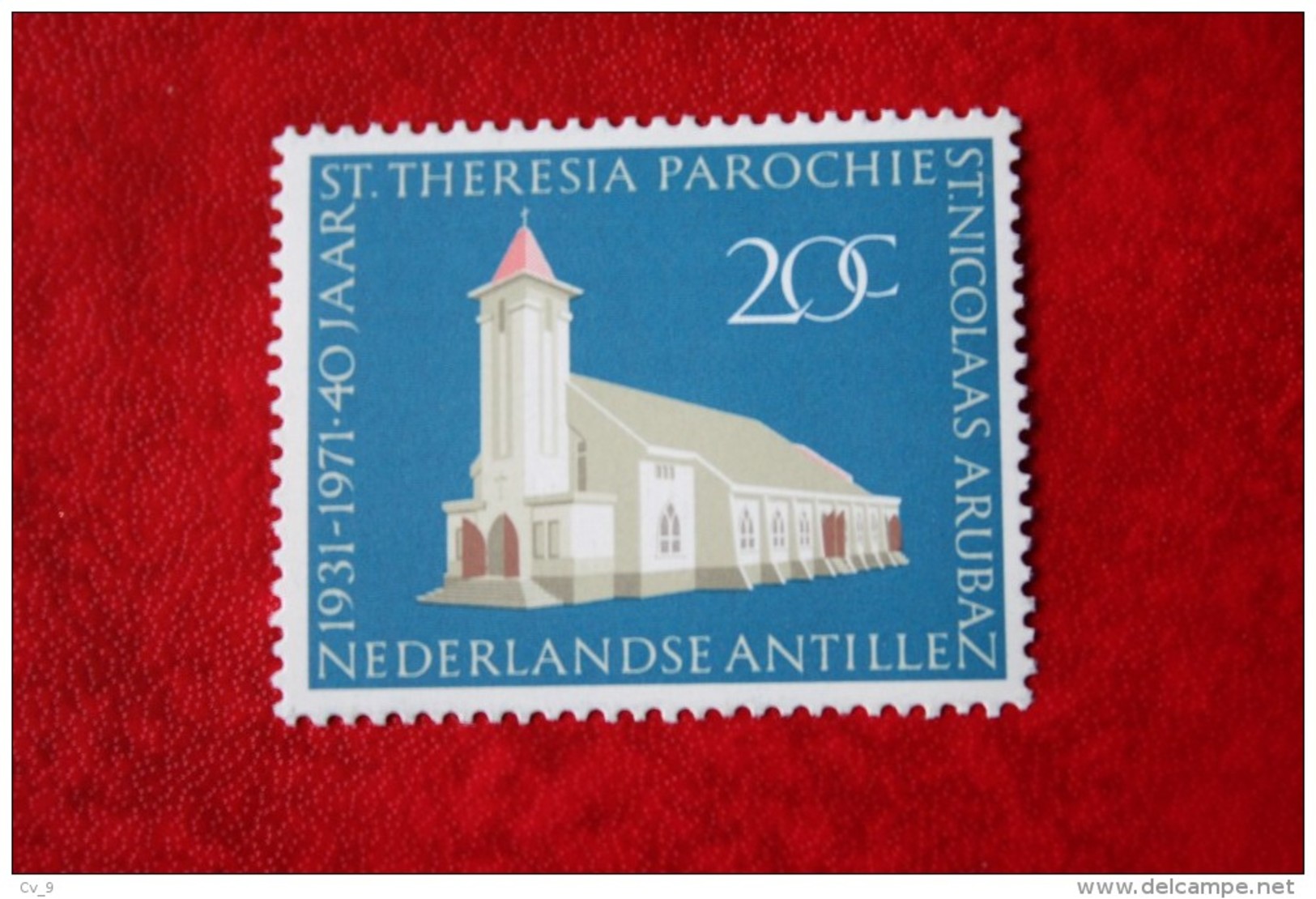 St. Theresia Parochie ; NVPH 434; 1971 MNH / POSTFRIS NEDERLANDSE ANTILLEN / NIEDERL. ANTILLEN / NETHERLANDS ANTILLEN - Curaçao, Antilles Neérlandaises, Aruba