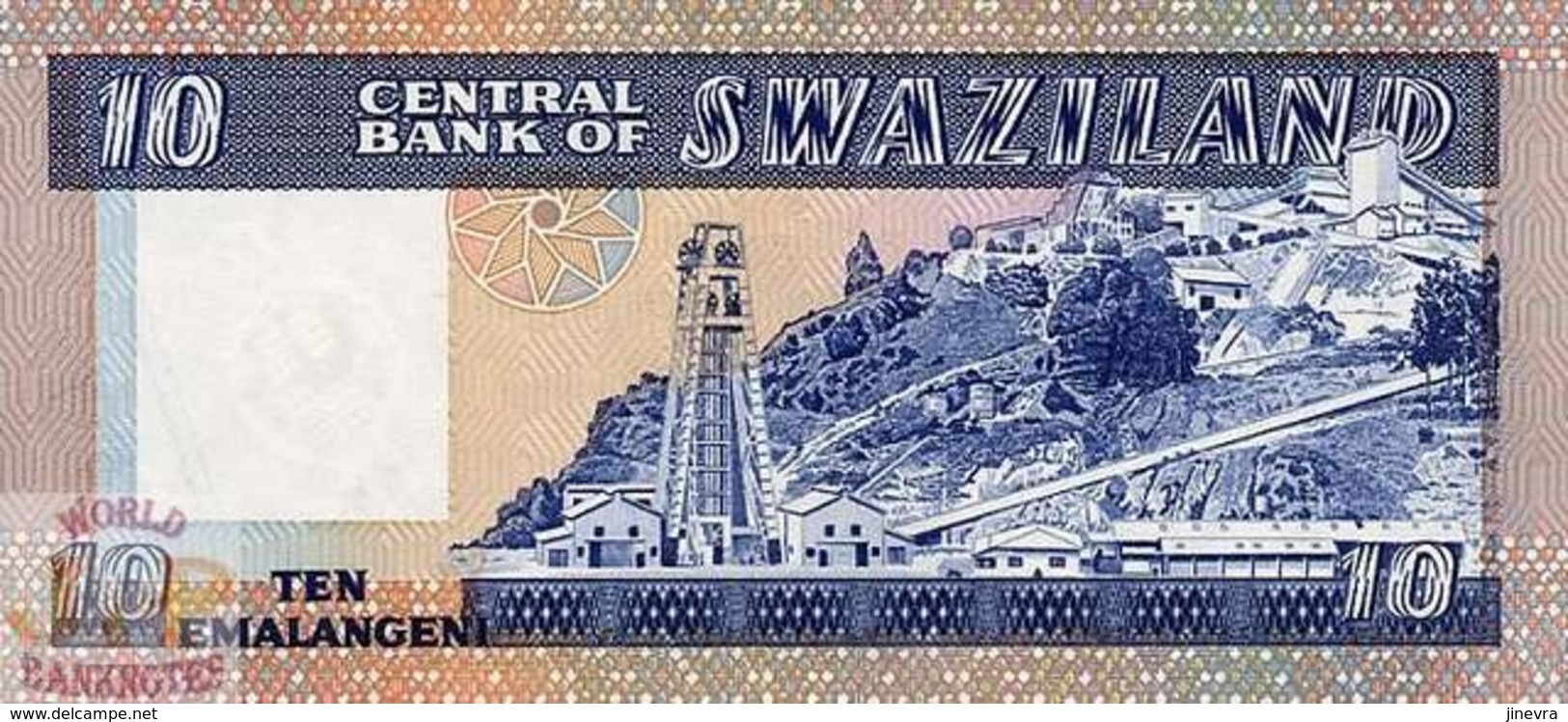 SWAZILAND 10 EMALANGENI 1985 PICK 10c UNC - Swaziland