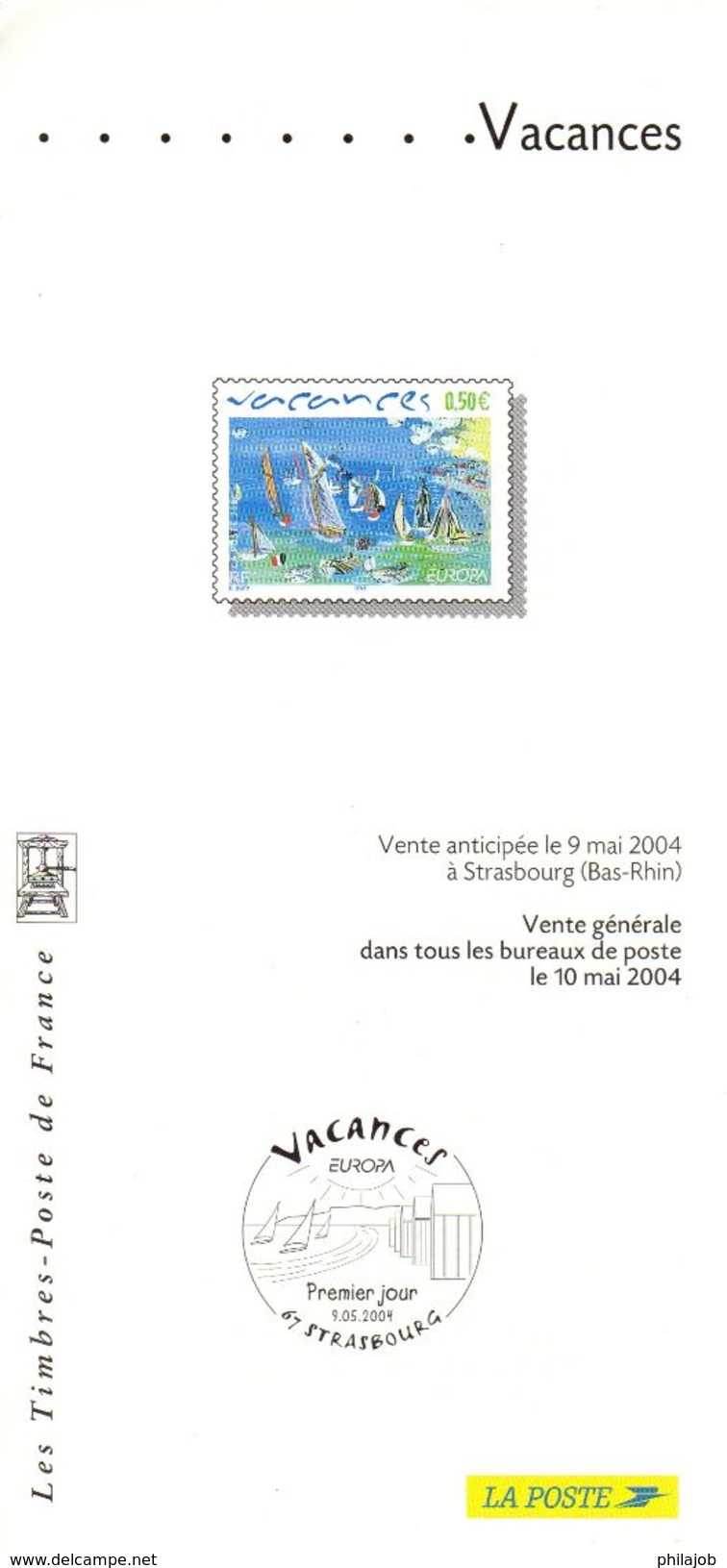 FRANCE 2004 à 2006 : 3 Fascicules Publicitaires Avec Photo Du Timbre + Cachet 1er Jour " EUROPA " - UNESCO