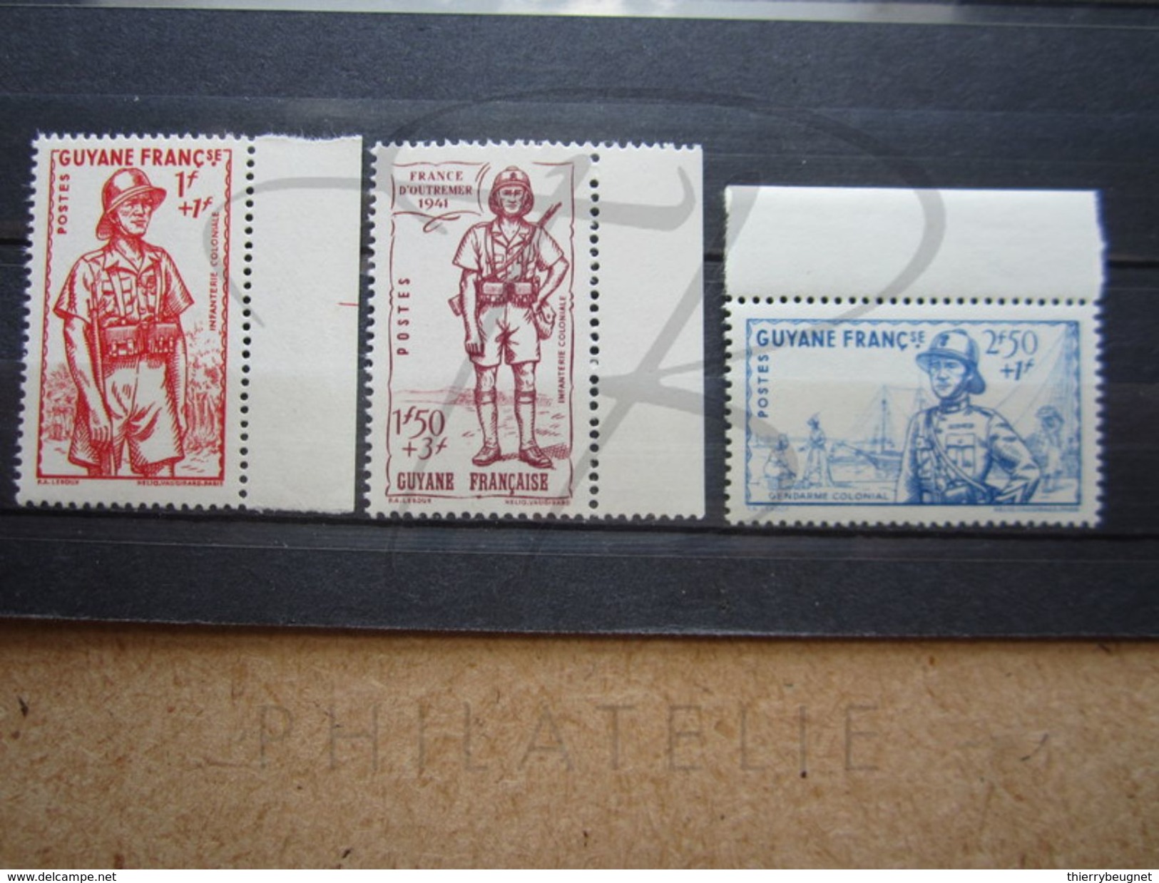 VEND BEAUX TIMBRES DE GUYANE FRANCAISE N° 169 - 171 +BDF , XX !!! - Neufs