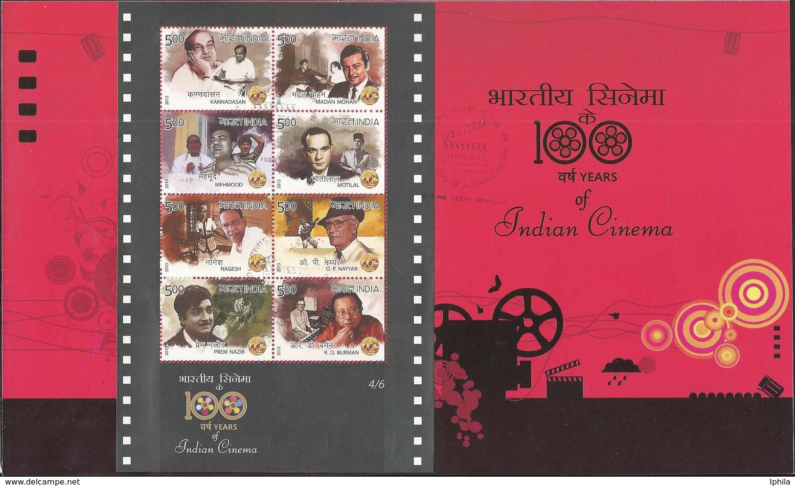 100 Years Of Indian Cinema SCARCE MS Folders  Film Stars Movie Bollywood Camera Kino Cinéma India Indien - Cinema