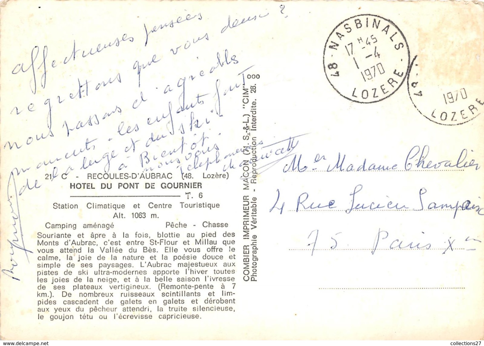 48-RECOULES-D'AUBRAC-  MULTIVUES - Autres & Non Classés