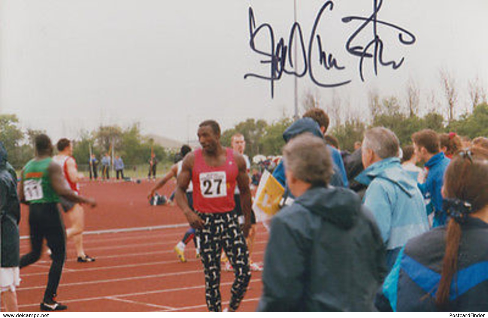 Linford Christie At Charity Event British Gold Medal Athlete Olympic Games Photo - Other & Unclassified