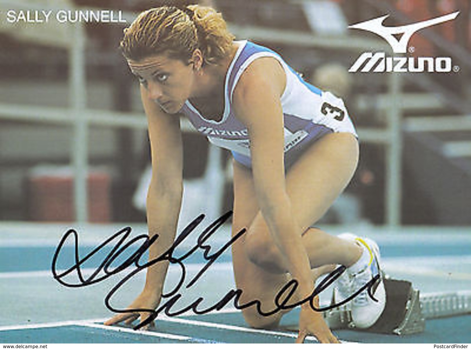 Sally Gunnell British Olympic Games Athlete Hand Signed Photo - Autres & Non Classés