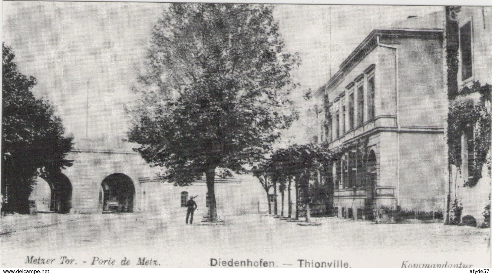 CPA :   THIONVILLE (Diedenhofen)   (Dpt.57):   La Porte De Metz En 1900.  (D1442) - Thionville