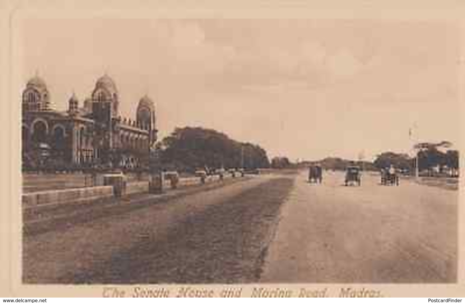 The Senate House Marina Road Madras India Postcard - India