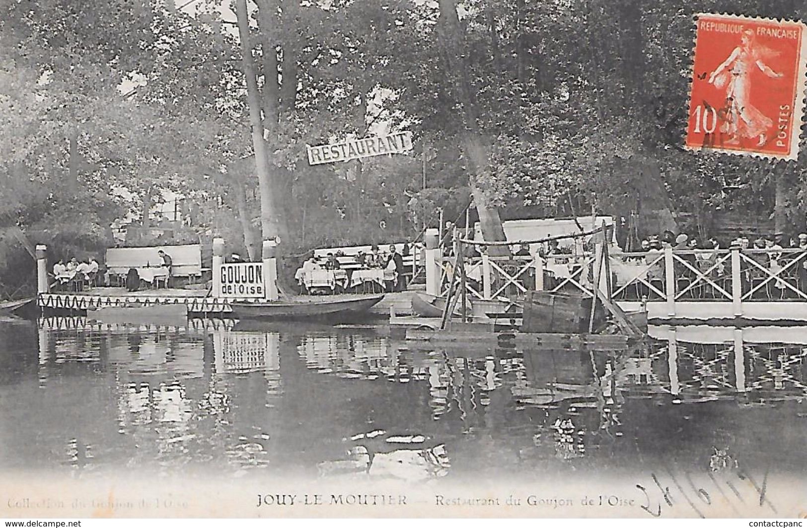 JOUY Le MOUTIER ( 95 ) - Restaurant Du Goujon De L"Oise - Jouy Le Moutier