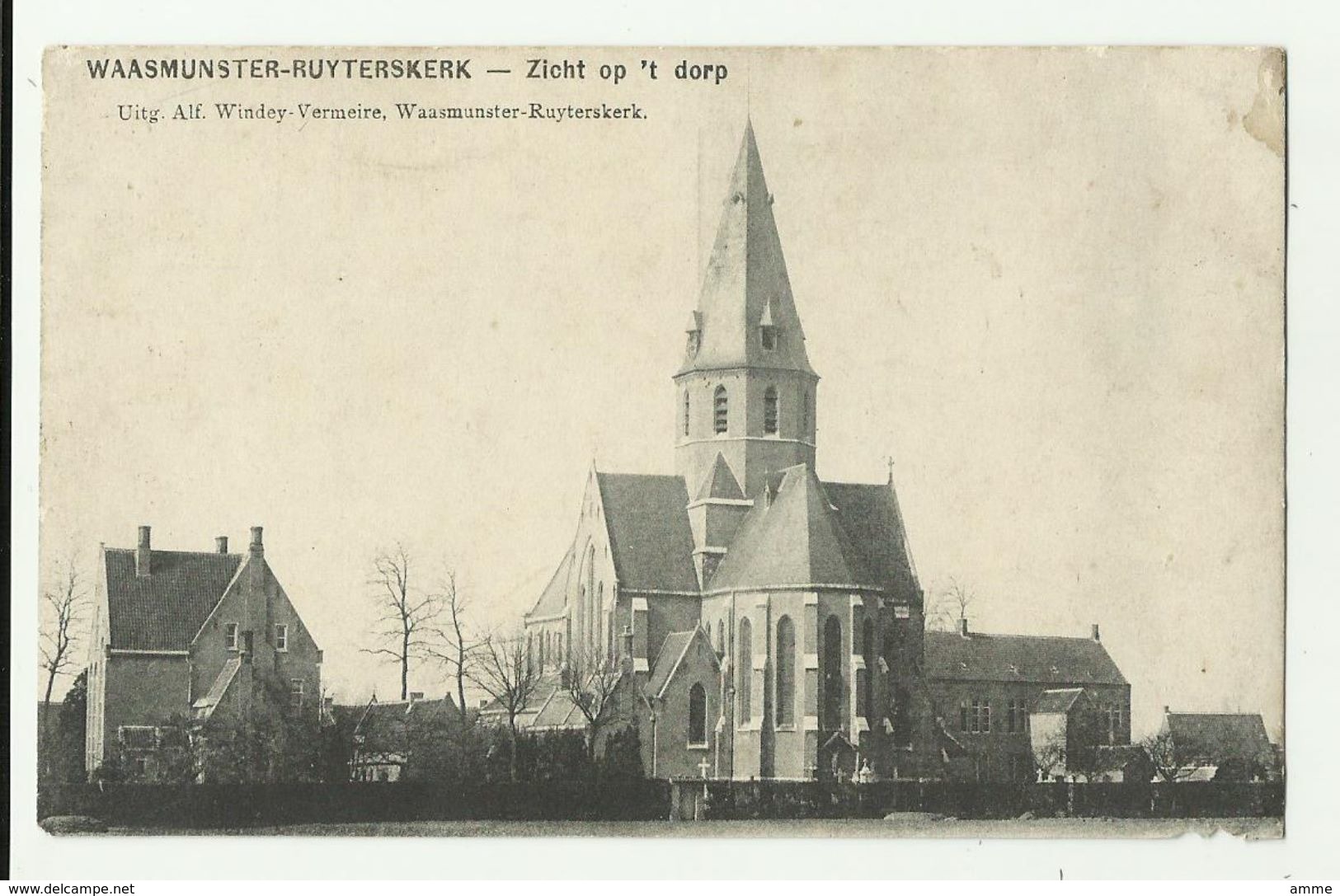 Waasmunster -  Ruyterskerk  *  Zicht Op 't Dorp - Waasmunster