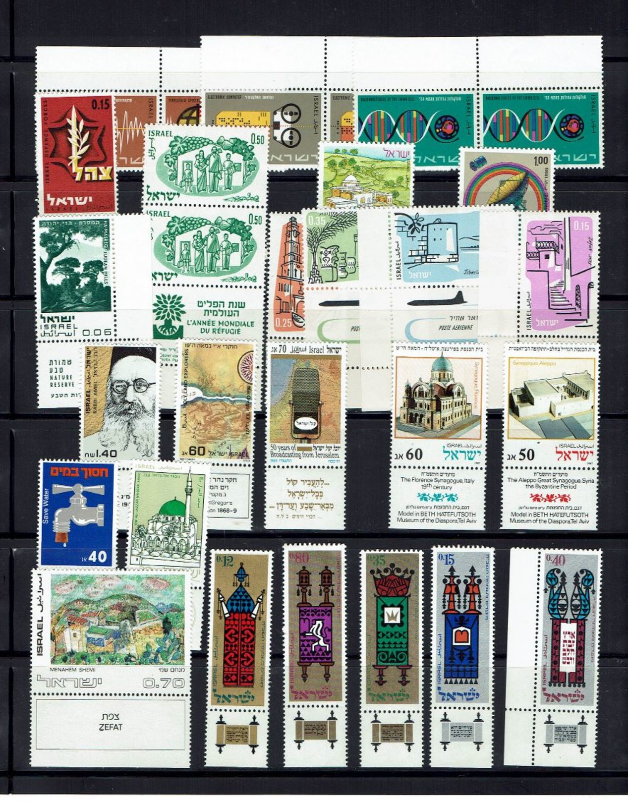 ISRAEL...EARLY SELECTION...liquidation...mostly MNH With Tabs - Lots & Kiloware (mixtures) - Max. 999 Stamps