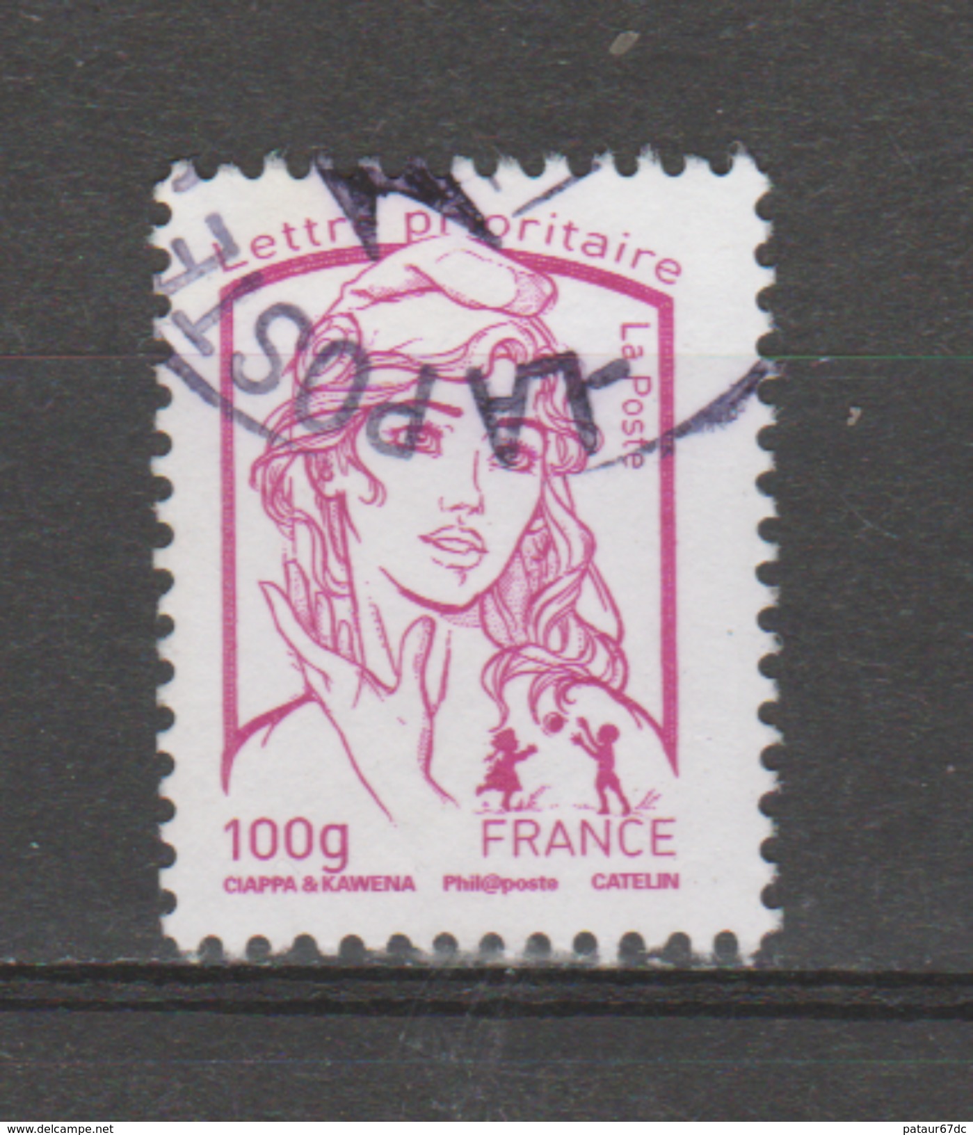 FRANCE / 2013 / Y&T N° 4772 : Ciappa LP 100g (de Feuille Gommée) - Choisi - Cachet Rond - Oblitérés
