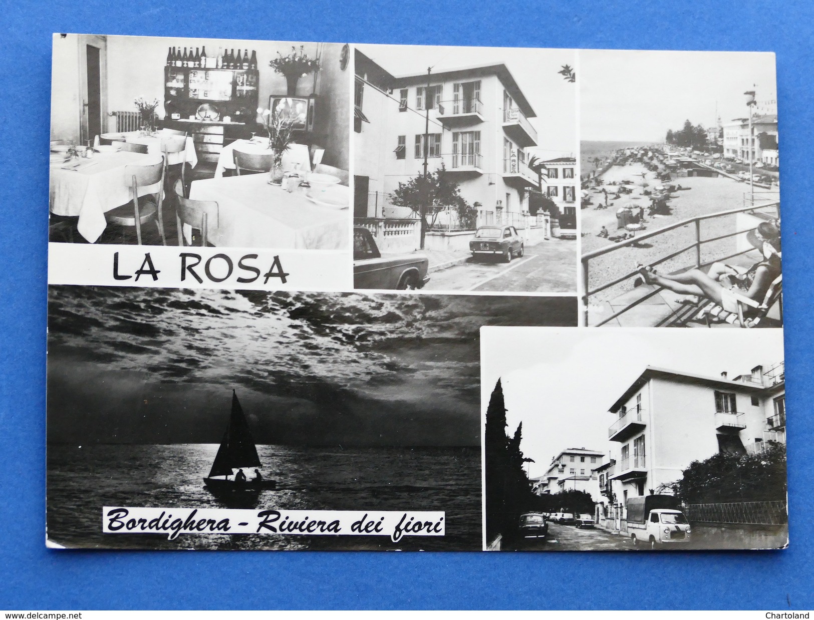 Cartolina - La Rosa - Bordighera - Riviera Dei Fiori - 1955 Ca. - Imperia