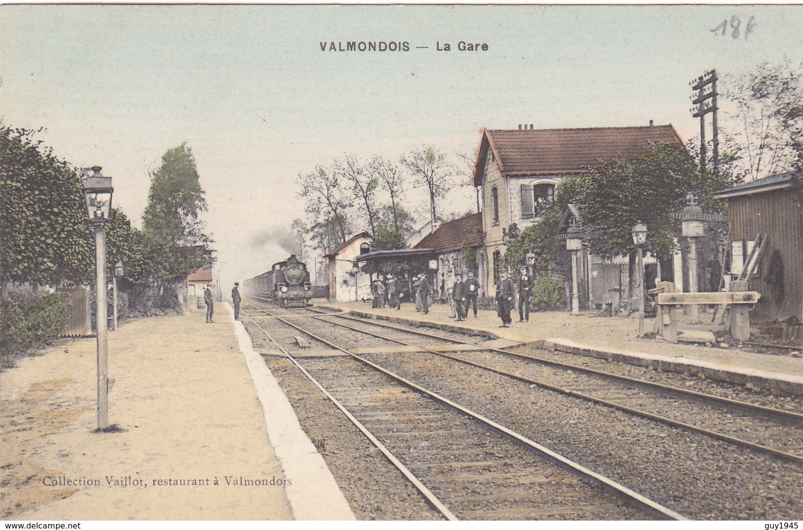 VALMONDOIS  La GARE( Plan Animé Dont TRAIN ) - Valmondois