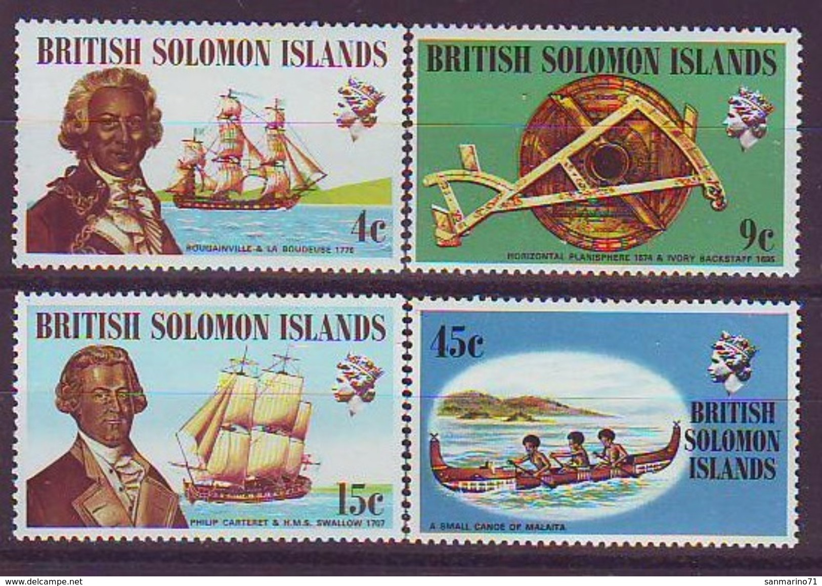 SOLOMON ISLANDS 215-218,unused - Solomoneilanden (1978-...)