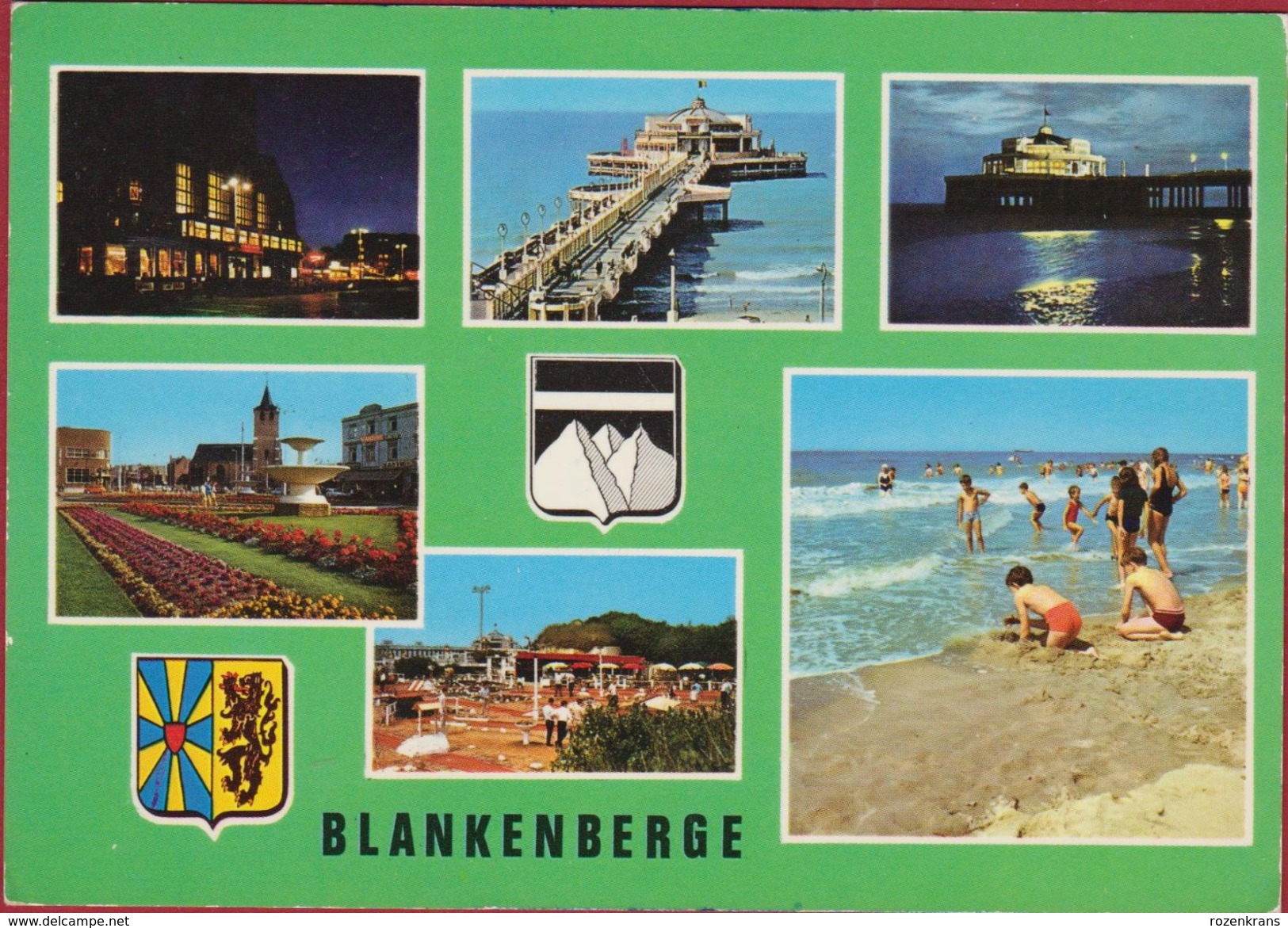 Grote Kaart Grand Format Blankenberge 1973 - Blankenberge