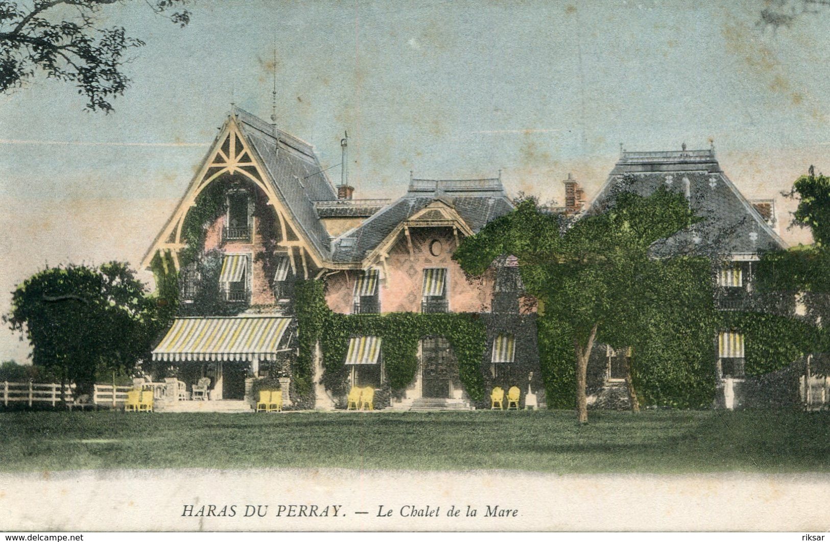 LE PERRAY(HARAS) CARTE EN COULEUR - Le Perray En Yvelines