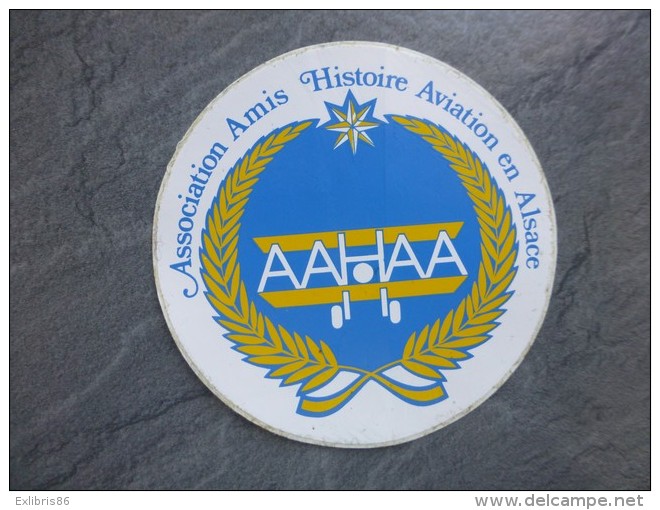 AVIATION Autocollant AAHAA, Amis Aviation ALSACE    ; Ref  706 VP 35 - Stickers