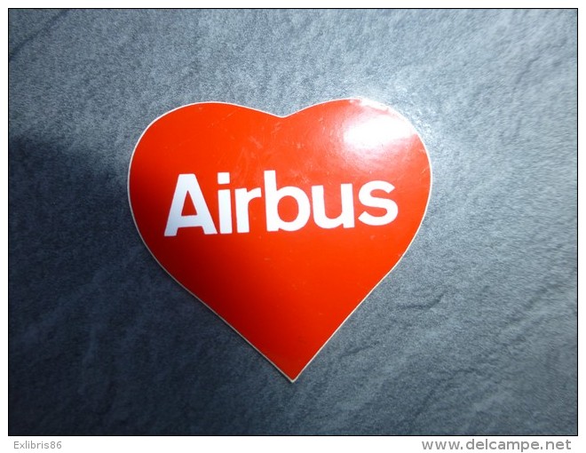 AVIATION Autocollant  Airbus (coeur)s  ; Ref  737 VP 35 - Stickers