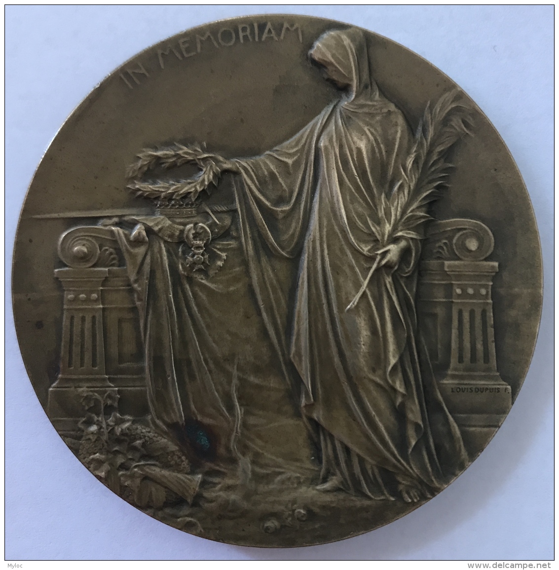 Medaille. Le Comte De Flandre. 1837-1905. Louis Dupuis. 65 Mm - 91 Gr - Professionnels / De Société