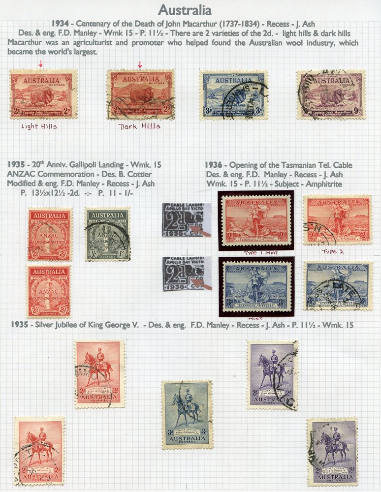 AUSTRALIA & STATES 1913-2000 Collection Of M & U Housed In Four Alpha Major Albums. - Other & Unclassified