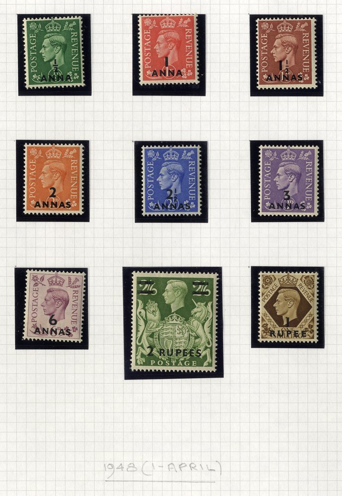 1948-50 UM Range On Leaves Comprising 1948 Set, 1948 Wedding Set, 1948 Olympics, 1949 UPU, 1950 Set. Cat. £154 - Autres & Non Classés