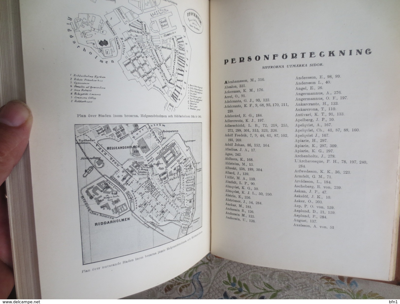 Palats och Kakar 1917 Tidner Stockholm Sweden History Buildings Survey - Beautiful with hand printing page