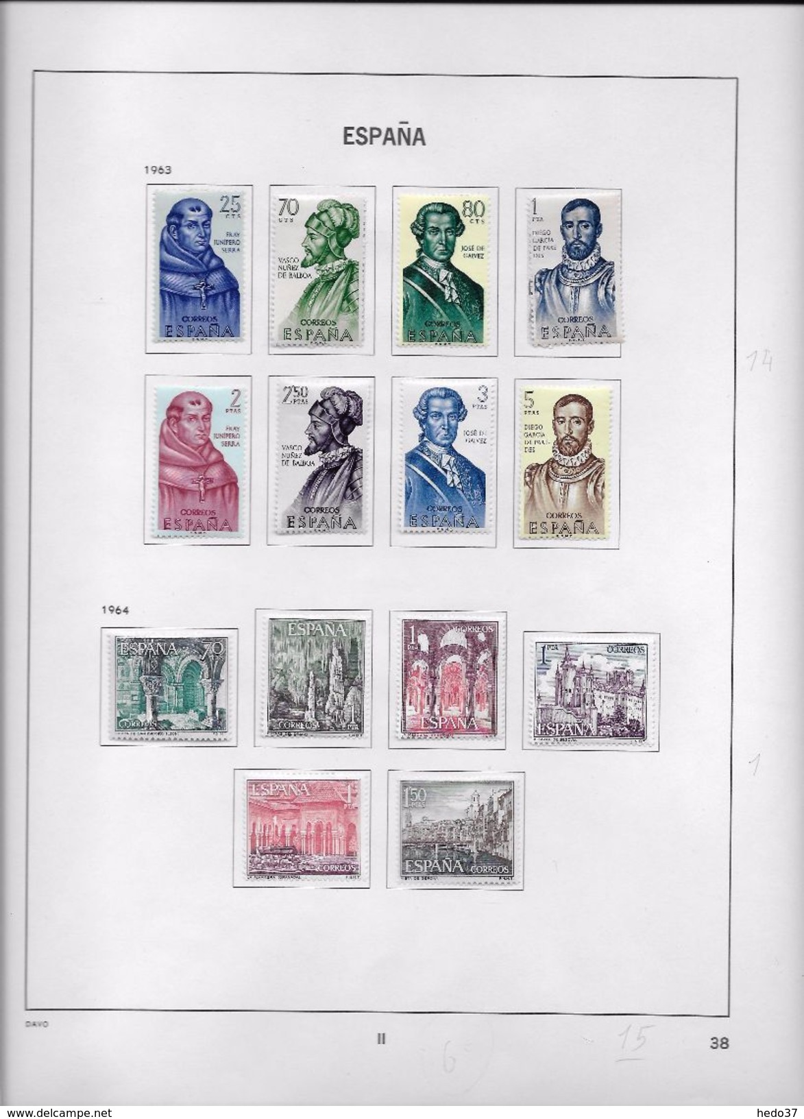 Espagne - Collection Vendue Page Par Page - Neufs * Avec Charnière / Oblitérés - B/TB - Sammlungen