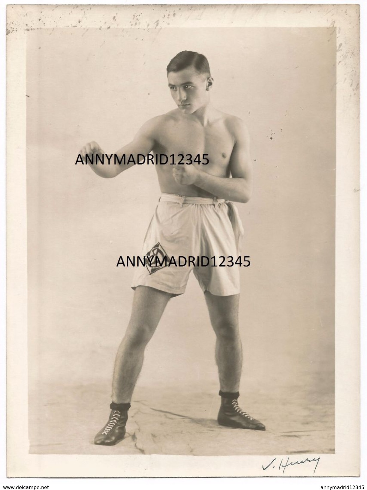 PHOTO - BOXE - BOXEUR -BOXING -BOXEN - PUGILATO - PUGILATO - GUY BONAUGURE - Boxing