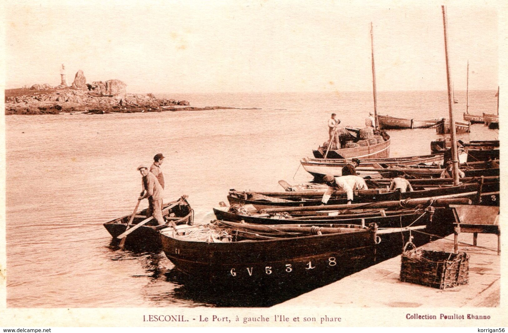 LESCONIL ***   LE PORT L ILE ET SON PHARE  *** - Lesconil