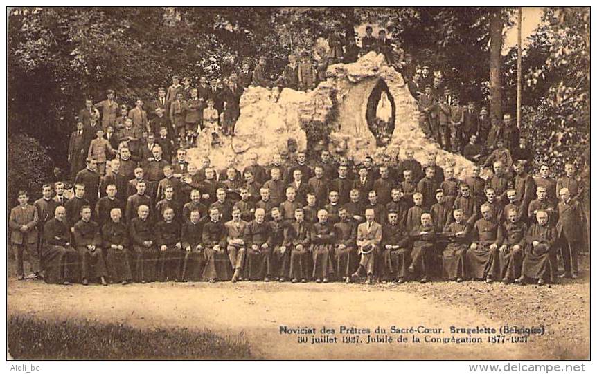 Noviciat Des Prêtres Du Sacré-Coeur. Brugelette 30 Juilet 1927 .  Jubilé De La Congrégation . 1877 - 1927. - Brugelette