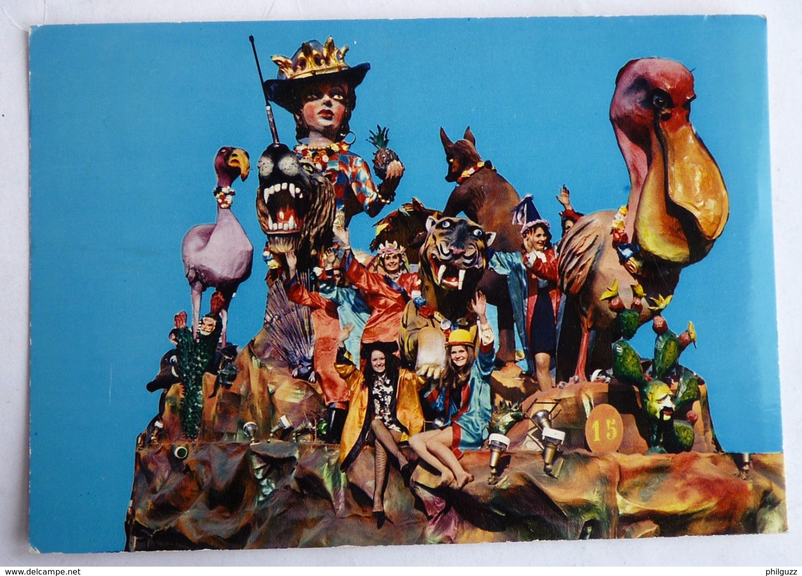 CPM 06 NICE CARNAVAL DE CHAR MADAME CARNAVAL AU ZOO CARTE POSTALE EDITIONS CAP - Carnaval