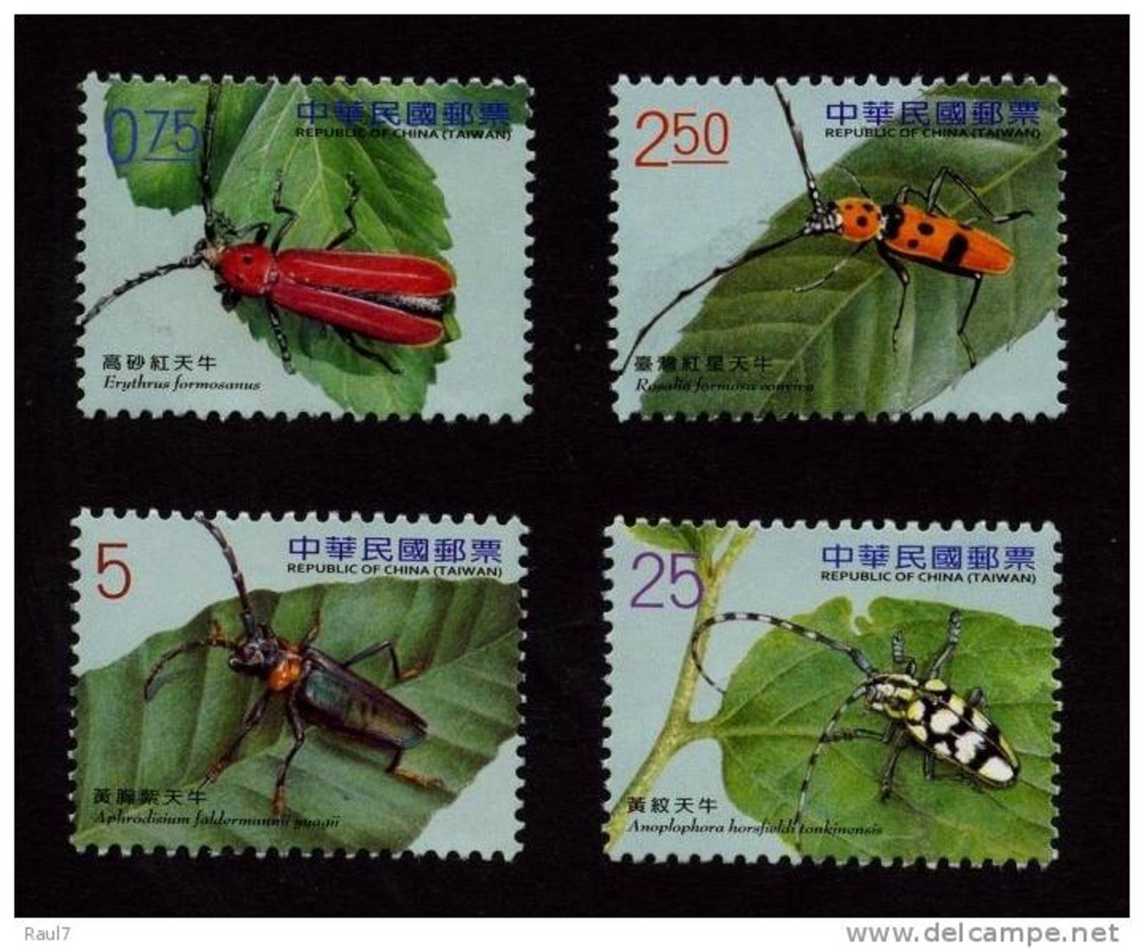 TAIWAN 2010 - Faune, Insectes Long Cornes - 4v Neuf // Mnh - Neufs