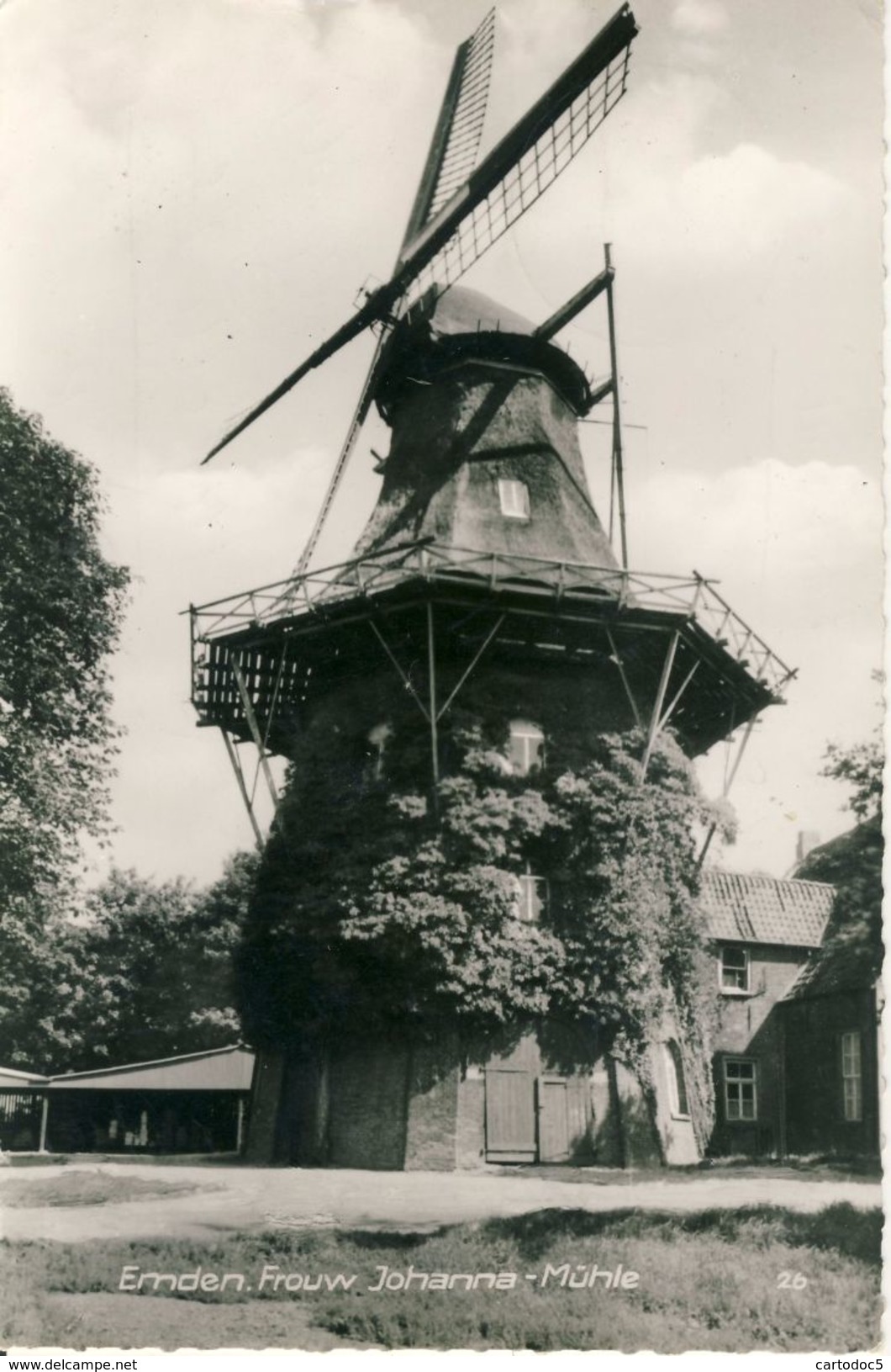 Emden Frouw Johanna  Mühle  Joli Moulin à Vent  Cpa - Emden