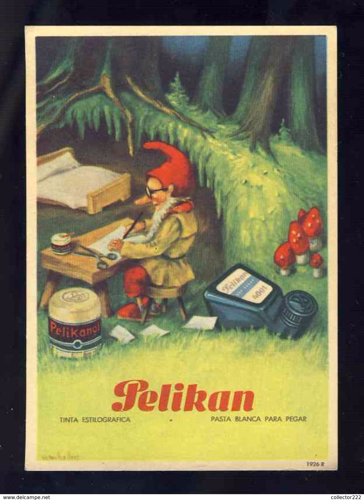 Buvard PELIKAN Num.1926 R. Encre, Gnomes (Ref. 99696) - E